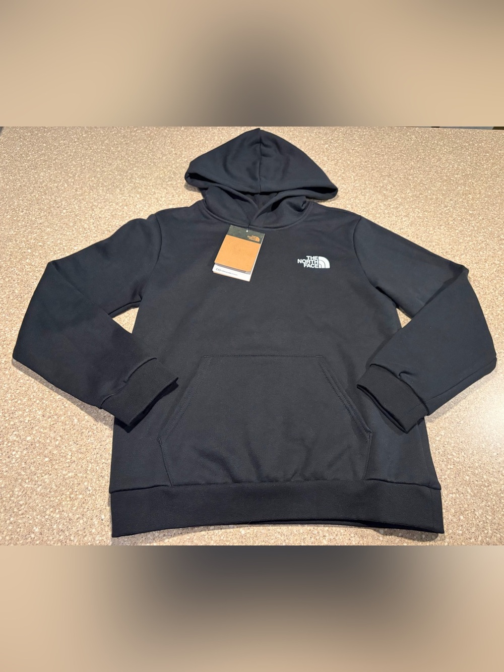 North Face Evolution Box Never Stop Exploring Graphic Hoodie Kids S (7/8) L (12)